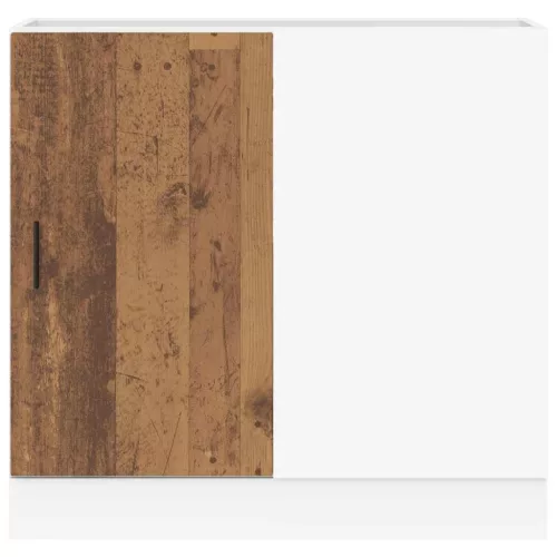  “Lyon” alsó konyhaszekrény régi fa műfa