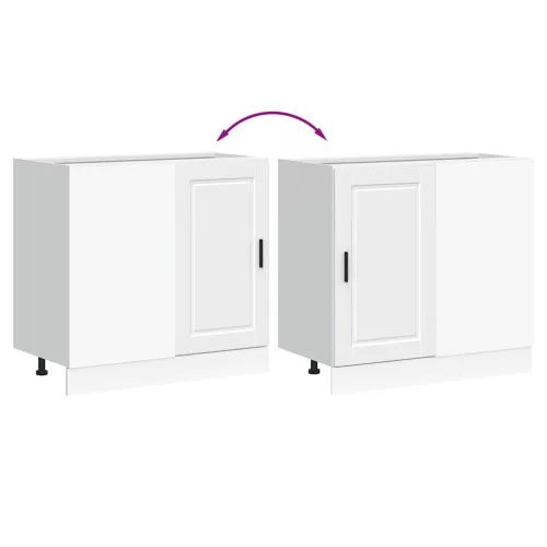  Porto fehér szerelt fa konyhai alapszekrény