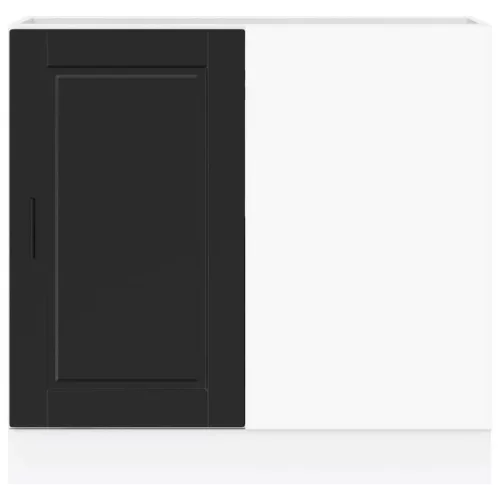  Porto fekete szerelt fa konyhai alapszekrény