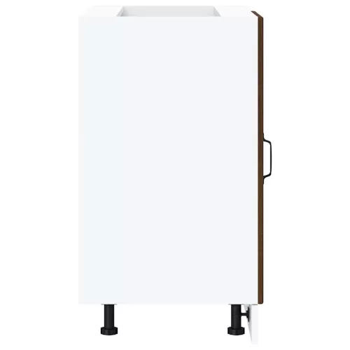  Porto barna tölgy színű szerelt fa konyhai alapszekrény