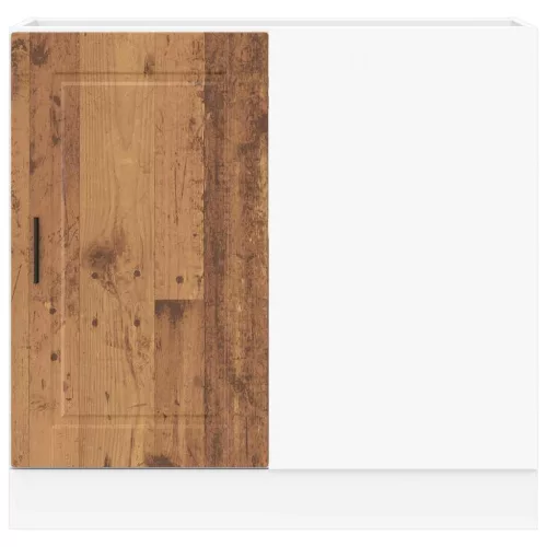  Porto antik fa színű szerelt fa konyhai alapszekrény