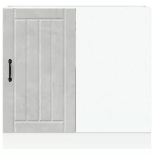  alsó konyhaszekrény Lucca betonszürke szerelt fa