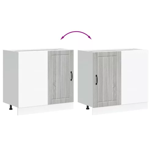  alsó konyhaszekrény Lucca szürke sonoma műfa