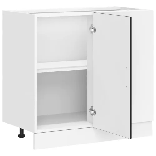  Konyhai alapszekrény Kalmar fekete színű műfa