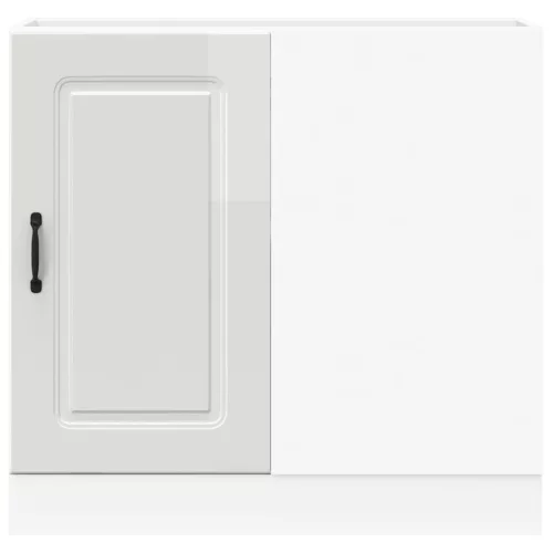  Konyhai alapszekrény Kalmar magasfényű fehér színű műfa