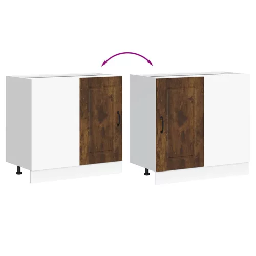  Konyhai alapszekrény Kalmar füstölt tölgy műfa