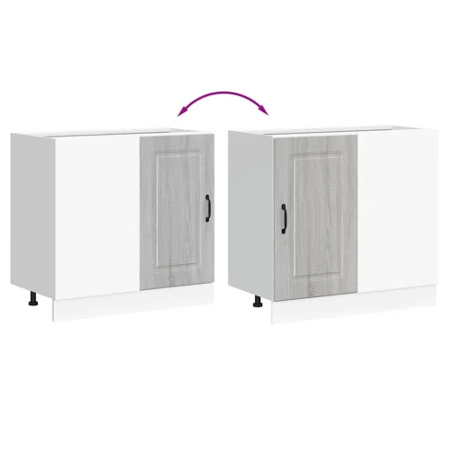  konyhai alapszekrény Kalmar szürke sonoma szekrény