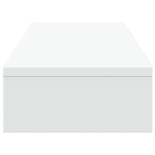  fehér szerelt fa állítható monitorállvány 80 x 24 x 10,5 cm