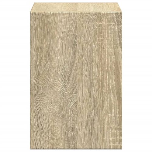  sonoma tölgy szerelt fa monitorállvány asztali rendszerezővel