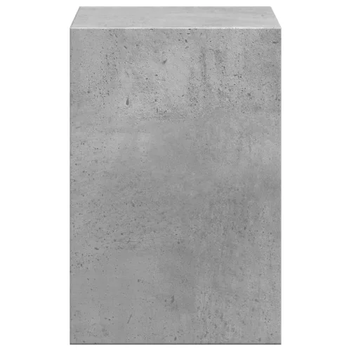  betonszürke szerelt fa monitorállvány asztali rendszerezővel