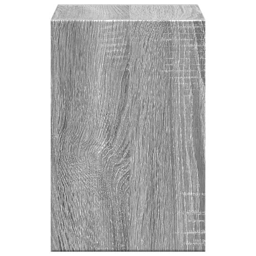  szürke sonoma szerelt fa monitorállvány asztali rendszerezővel