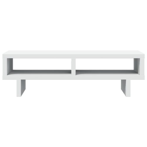  fehér szerelt fa monitorállvány 50 x 27 x 15 cm