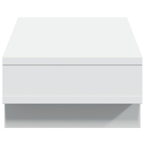  fehér szerelt fa monitorállvány 50 x 27 x 15 cm