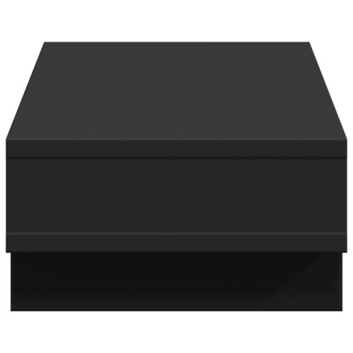  fekete szerelt fa monitorállvány 50 x 27 x 15 cm