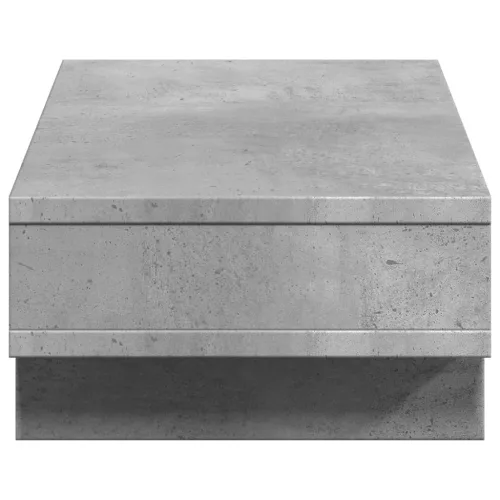  betonszürke szerelt fa monitorállvány 50 x 27 x 15 cm