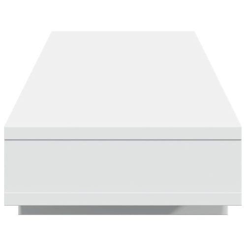  fehér szerelt fa monitorállvány 100 x 27 x 15 cm