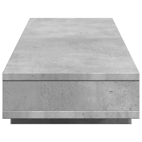  betonszürke szerelt fa monitorállvány 100 x 27 x 15 cm