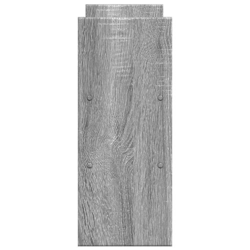  szürke sonoma szerelt fa állítható asztali szervező 40x17x41 cm