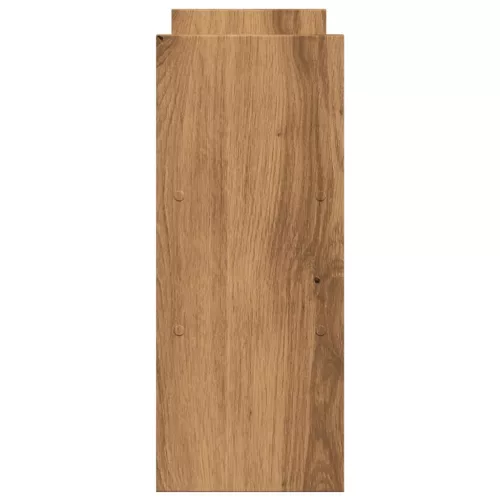  kézműves tölgy szerelt fa állítható asztali szervező 40x17x41cm