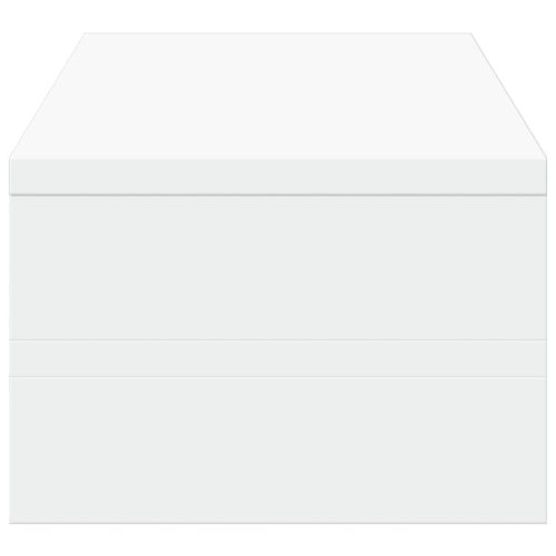  fehér szerelt fa monitorállvány 54 x 22 x 15 cm