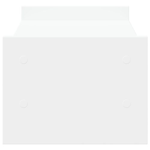  fehér szerelt fa monitorállvány 50 x 27 x 20 cm