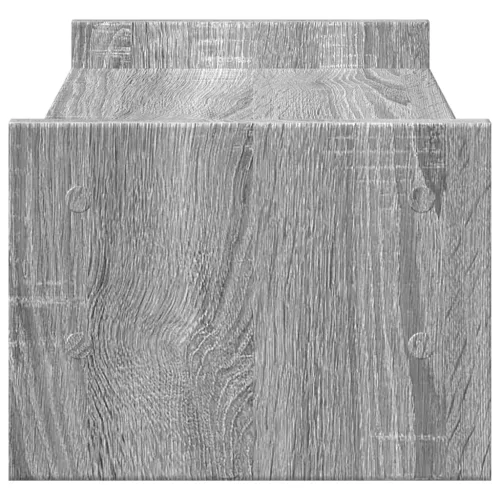  szürke sonoma színű szerelt fa monitorállvány 50 x 27 x 20 cm