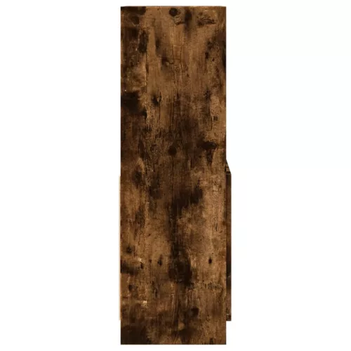  füstös tölgy színű szerelt fa magasszekrény 63 x 33 x 100 cm