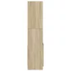  sonoma tölgy színű szerelt fa magasszekrény 63 x 33 x 140 cm