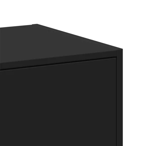  fekete szerelt fa patikaszekrény 30 x 41 x 77,5 cm