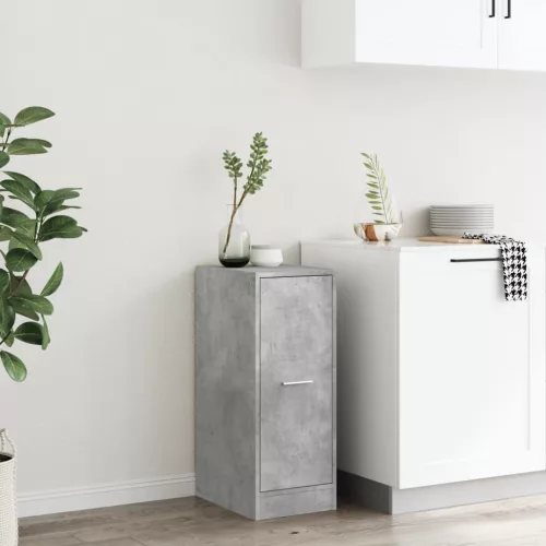  betonszürke szerelt fa patikaszekrény 30 x 41 x 77,5 cm