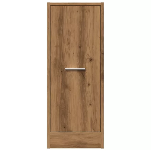  kézműves tölgy színű szerelt fa patikaszekrény 30x41x77,5 cm