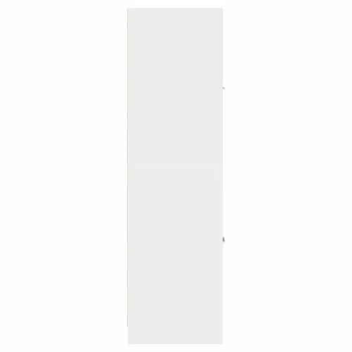  fehér szerelt fa patikaszekrény 30 x 41 x 144,5 cm