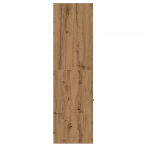  kézműves tölgy színű szerelt fa patikaszekrény 30x41x144,5 cm