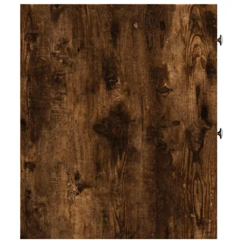  füstös tölgy színű szerelt fa görgős keskeny fürdőszobaszekrény