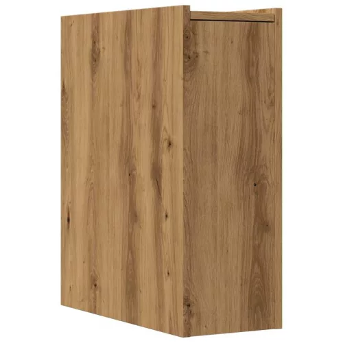  kézműves tölgy szerelt fa görgős keskeny fürdőszobaszekrény