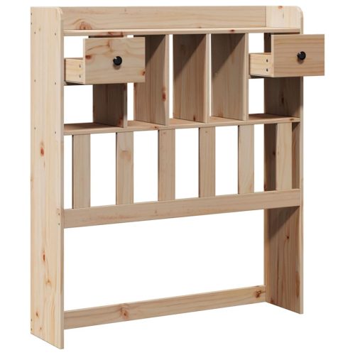  tömör fenyőfa fejtámla tárolóval 75 cm