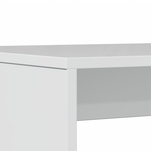  3 részes magasfényű szerelt fa étkezőasztal és pad szett