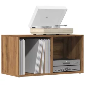    LP kézműves tölgy színű szerelt fa tárolódoboz 69,5x34x36 cm