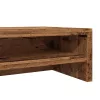  antik fa színű szerelt fa monitorállvány 100 x 24 x 13 cm