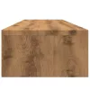  kézműves tölgy színű szerelt fa monitorállvány 100 x 24 x 13 cm