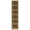  CD-szekrény Artisan tölgy 21x20x88 cm Gépelt fa