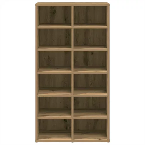  Cipőtartó kézműves tölgy 54x34x100,5 cm műszaki fa