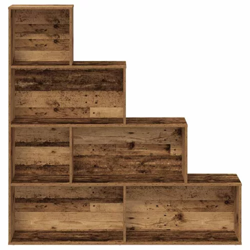  Könyves szekrény régi fa 157x24x160 cm gépelt fa