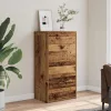  tálalószekrény 6 fiókkal régi fa 50x34x96 cm műszaki fa