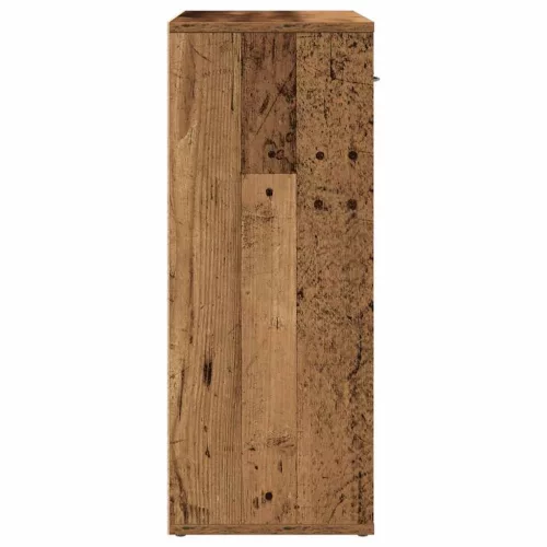  antik fa színű szerelt fa tálalószekrény 60x30x75 cm