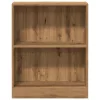  kézműves tölgy szerelt fa könyvespolc 60 x 24 x 76 cm