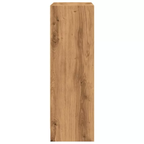  kézműves tölgy szerelt fa könyvespolc 60 x 24 x 76 cm