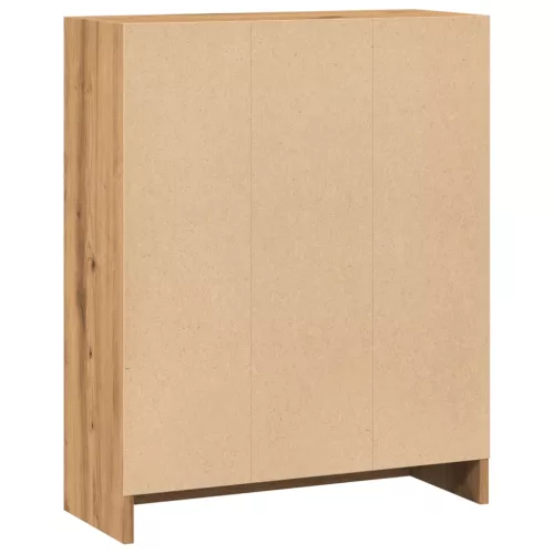  kézműves tölgy szerelt fa könyvespolc 60 x 24 x 76 cm