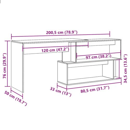  sarokasztal Artisan tölgy Gépi úton előállított fa