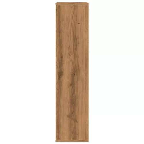  kézműves tölgy színű könyvszekrény 50 x 25 x 104 cm